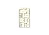 3 bedroom 2-a-half bathroom floor plan at Wellington Estates in San Antonio, TX